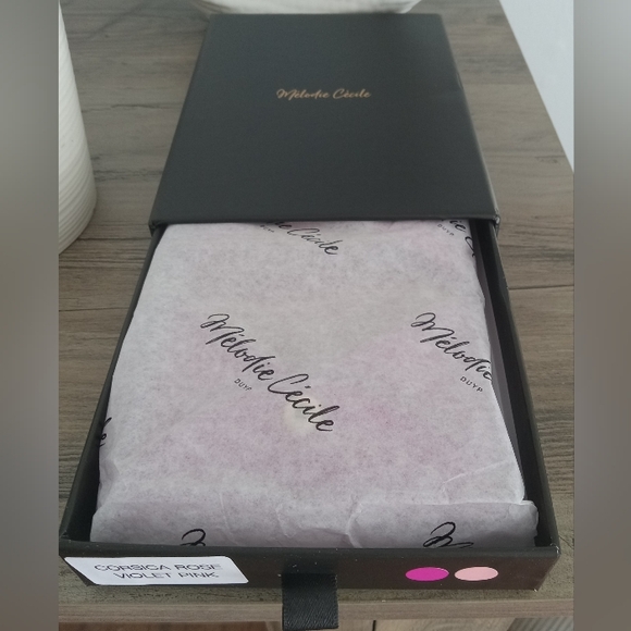 SOLD Dress Up Your Purse "CORSICA" LEATHER CARD HOLDER COMPACT WALLET Rose Viole - Picture 3 of 6